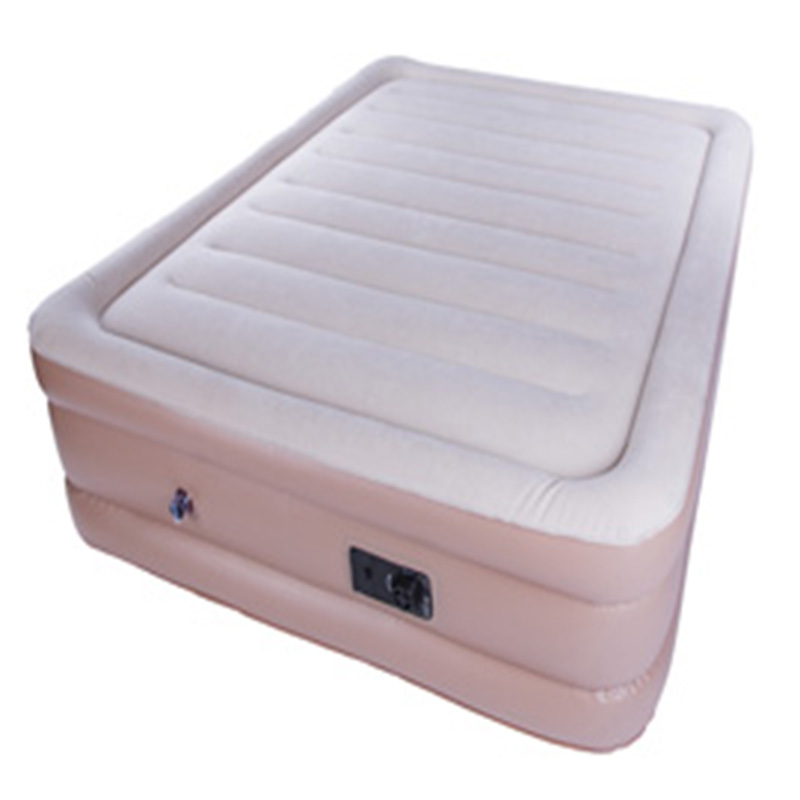 Double Durable Air Mattress,Customized logo/color Double Height Inflatable Mattress for Camping, Hom